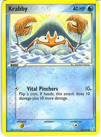Krabby 54/100-Kantocards