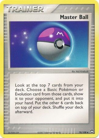 Master Ball 78/108-Kantocards