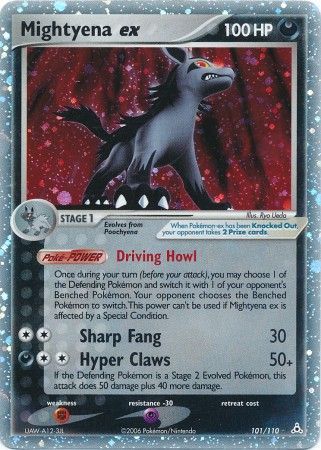 Mightyena ex 101/110-Kantocards
