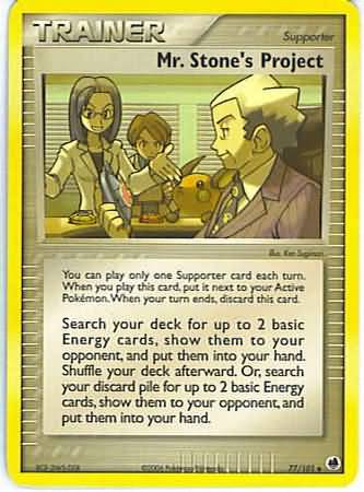 Mr. Stone's Project 77/101-Kantocards