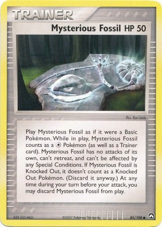 Mysterious Fossil 85/108-Kantocards
