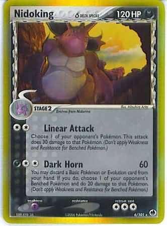 Nidoking (delta species) 6/101-Kantocards