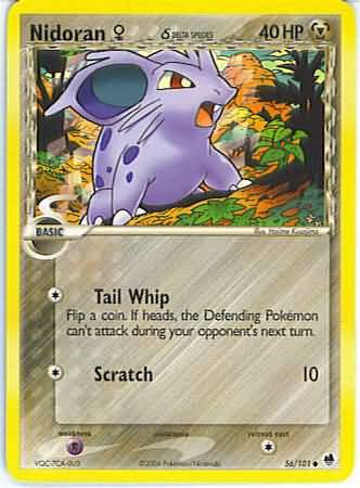 Nidoran (f) (delta species) 56/101-Kantocards
