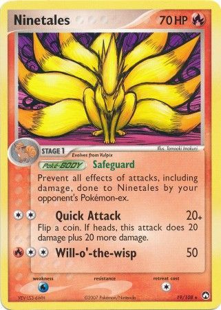 Ninetales 19/108-Kantocards