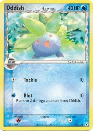 Oddish (delta species) 73/110-Kantocards