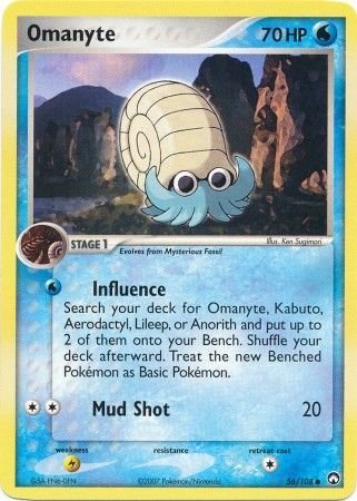 Omanyte 56/108-Kantocards