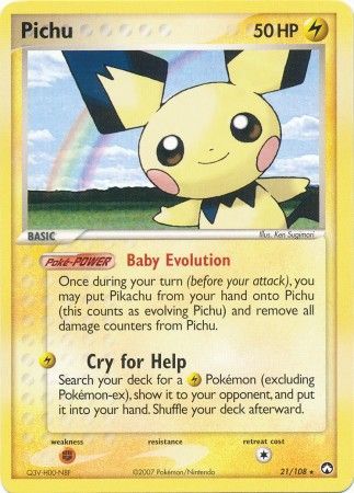 Pichu 21/108-Kantocards