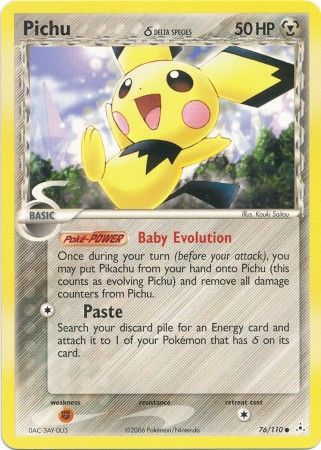 Pichu (delta species) 76/110-Kantocards