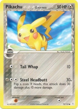 Pikachu (delta species) 79/110-Kantocards