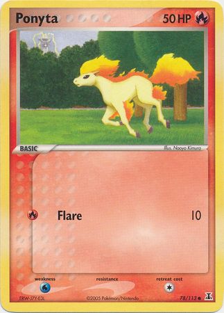 Ponyta 78/113-Kantocards