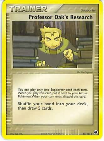 Professor Oak's Research 80/101-Kantocards