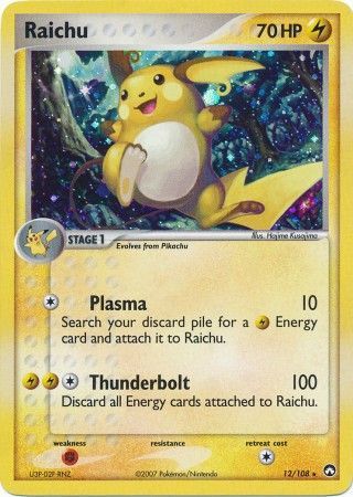 Raichu 12/108-Kantocards