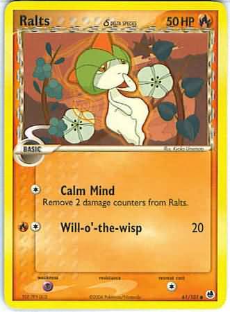 Ralts (delta species) 61/101-Kantocards