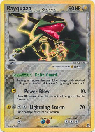 Rayquaza (delta species) 13/113-Kantocards