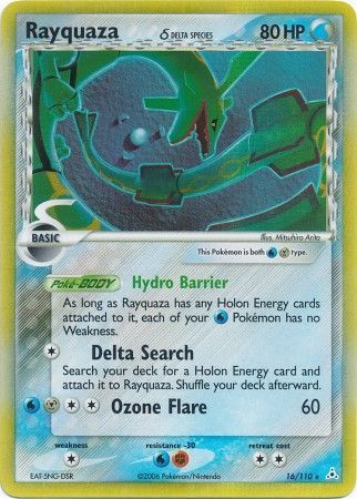 Rayquaza (delta species) 16/110-Kantocards