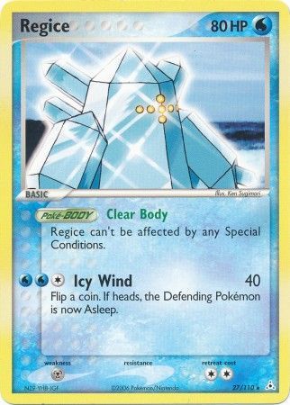 Regice 27/110-Kantocards