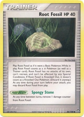 Root Fossil 86/108-Kantocards