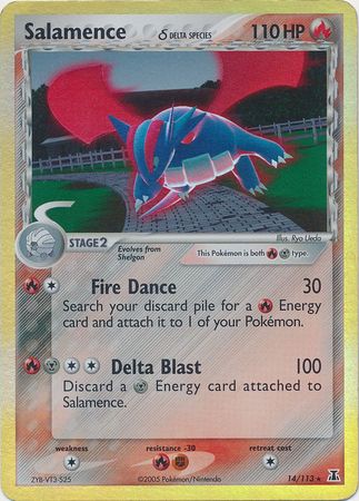 Salamence (delta species) 14/113-Kantocards