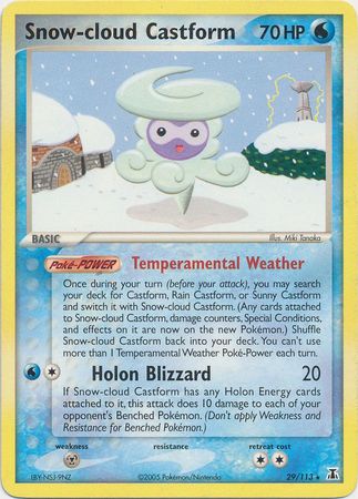 Snow-cloud Castform 29/113-Kantocards