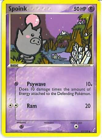 Spoink 62/100-Kantocards