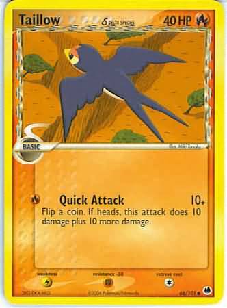 Taillow (delta species) 66/101-Kantocards