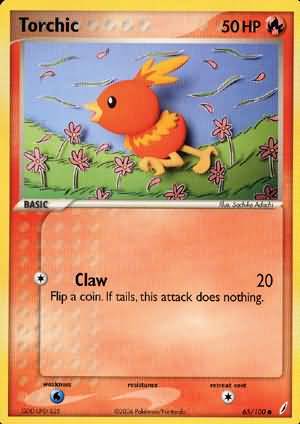 Torchic 65/100-Kantocards