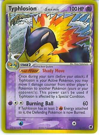 Typhlosion (delta species) 12/101-Kantocards