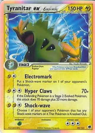 Tyranitar ex (delta species) 99/101-Kantocards
