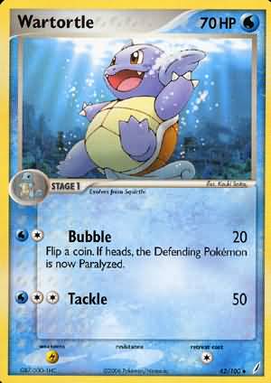 Wartortle 42/100-Kantocards
