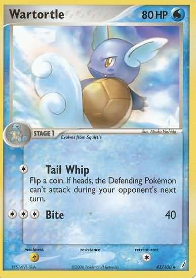 Wartortle 43/100-Kantocards
