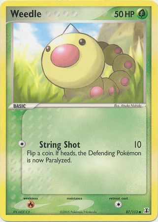 Weedle 87/113-Kantocards