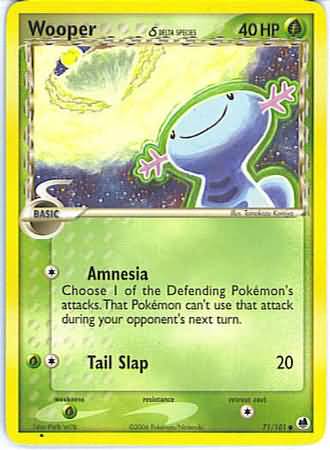 Wooper (delta species) 71/101-Kantocards