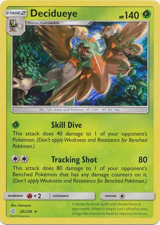 Decidueye 20/236 - Holo-Kantocards