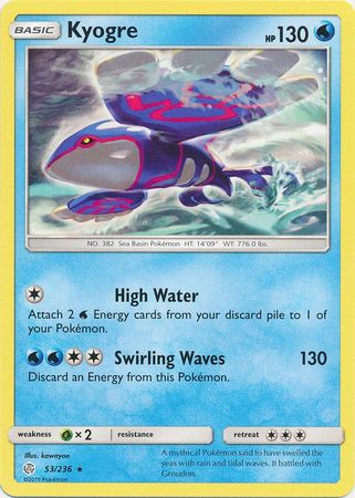 Kyogre 53/236 - Holo-Kantocards