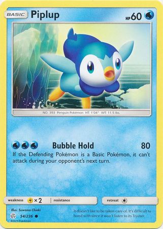 Piplup 54/236-Kantocards