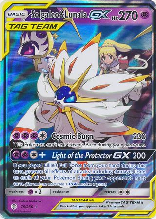 Solgaleo & LunalaTag Team GX 75/236-Kantocards