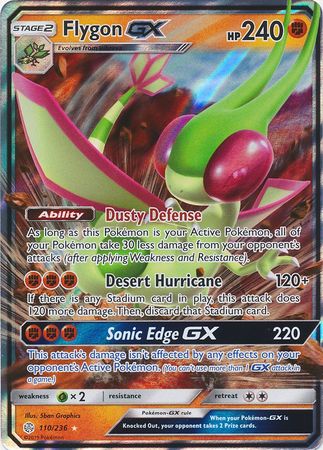 Flygon GX 110/236-Kantocards