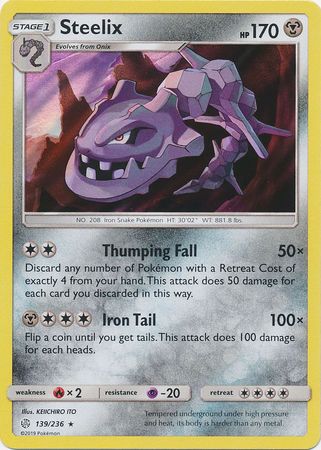 Steelix 139/236 - Holo-Kantocards