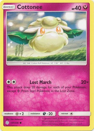 Cottonee 147/236-Kantocards