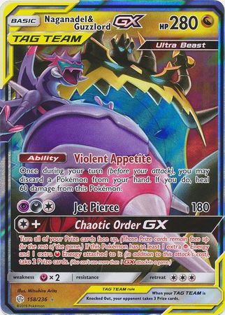 Naganadel & GuzzlordTag Team GX 158/236-Kantocards