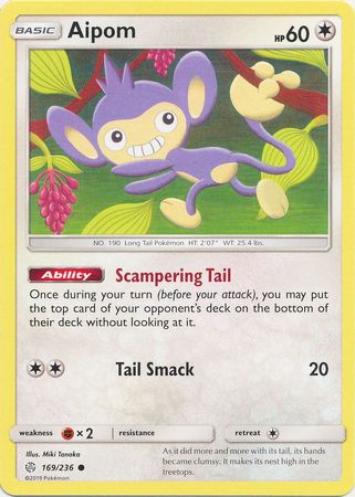 Aipom 169/236-Kantocards