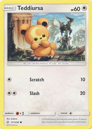 Teddiursa 171/236-Kantocards