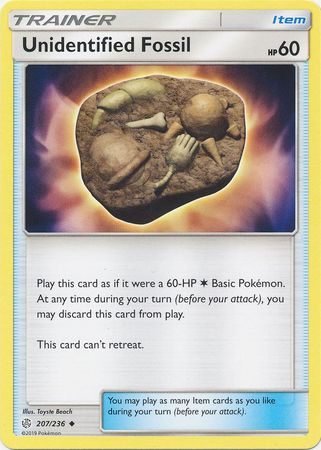 Unidentified Fossil 207/236-Kantocards