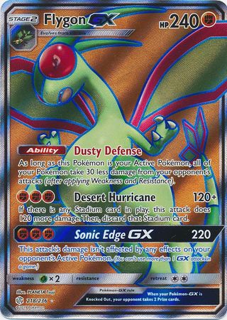 Flygon GX 218/236 - Full Art-Kantocards