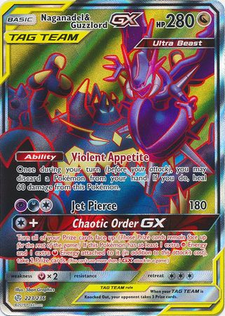 Naganadel & GuzzlordTag Team GX 223/236 - Full Art-Kantocards