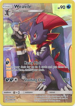 Weavile 238/236 - Secret Rare-Kantocards
