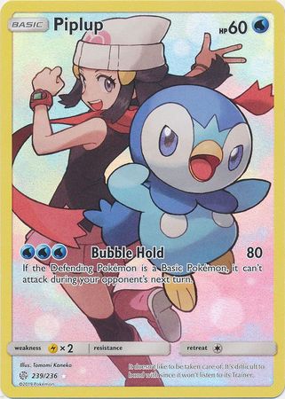 Piplup 239/236 - Secret Rare-Kantocards