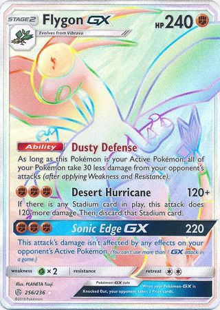 Flygon GX 256/236 - Hyper Rare-Kantocards