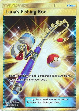 Lana's Fishing Rod 266/236 - Secret Rare-Kantocards