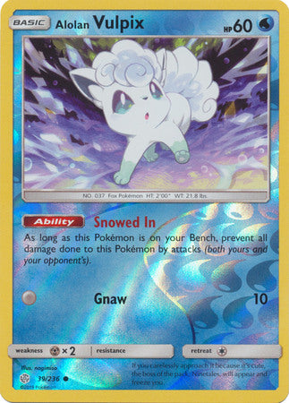 Alolan Vulpix 39/236 - Holo Reverse-Kantocards